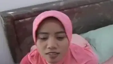 Dokumentasi Ukhti Hijab Pink Cantik Live Kasur poster