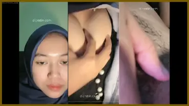 Fi Host Jilbab Cantik Colmek Sambil Live Buat Penonton poster